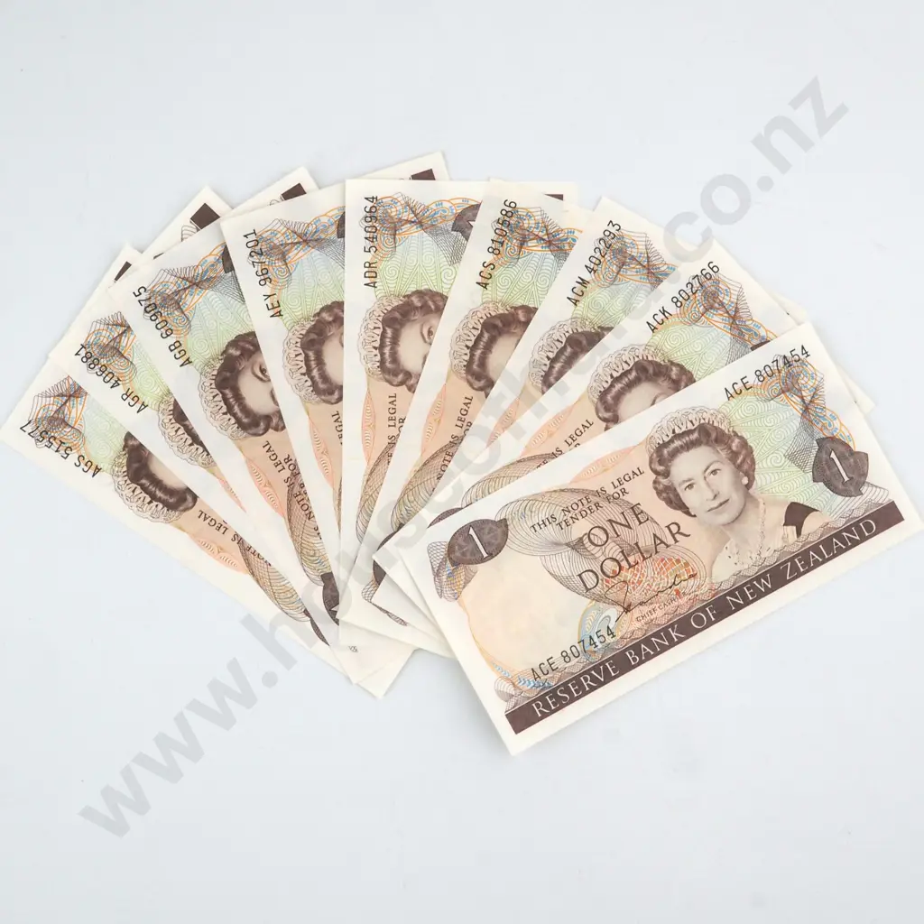 9 X HARDIE TYPE 2 SIGNATURE, PREFIXES ACE, ACK, ACM, ACS, ADR, AEY, AGB, AGR, AGS, UNCIRCULATED, C.V. $135 Image 1++