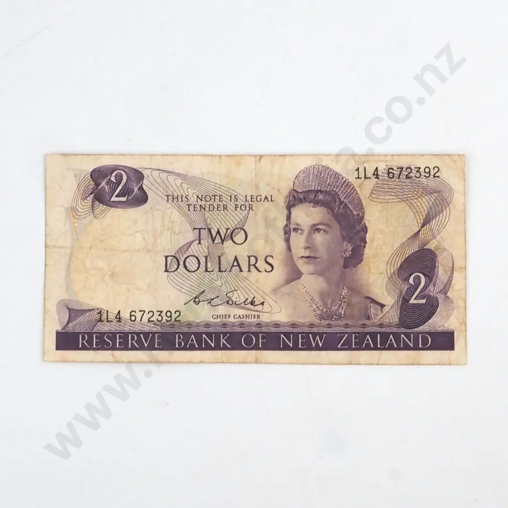 WILKS SIGNATURE, SERIAL 1L4 672392 ( LAST PREFIX OF SIGNATURE ), VERY GOOD, ESTIMATED C.V. $70 Image 1++