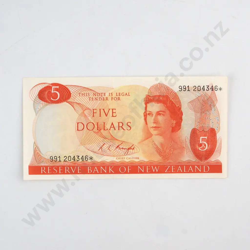 KNIGHT SIGNATURE, SERIAL 991 204346*, ALMOST UNCIRCULATED, C.V. $100 Image 1++