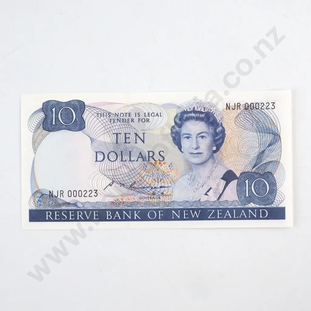 RUSSELL SIGNATURE, SERIAL NJR 000223 ( LOW NUMBER ) ( FIRST PREFIX OF SIGNATURE ), UNCIRCULATED, C.V. $125 Image 1++