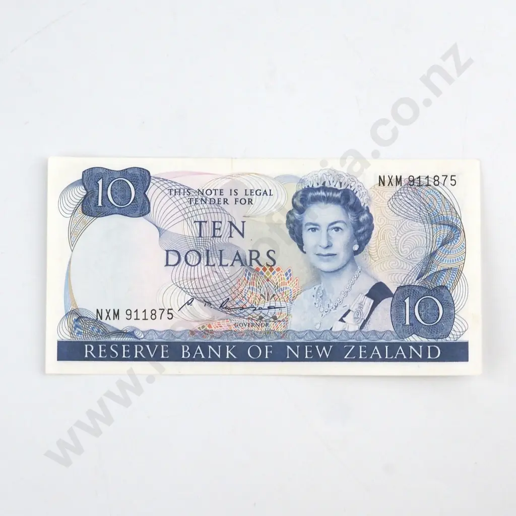 RUSSELL SIGNATURE, SERIAL NXM 911875 ( LAST PREFIX OF SIGNATURE ), ALMOST UNCIRCULATED, C.V. $250 Image 1++