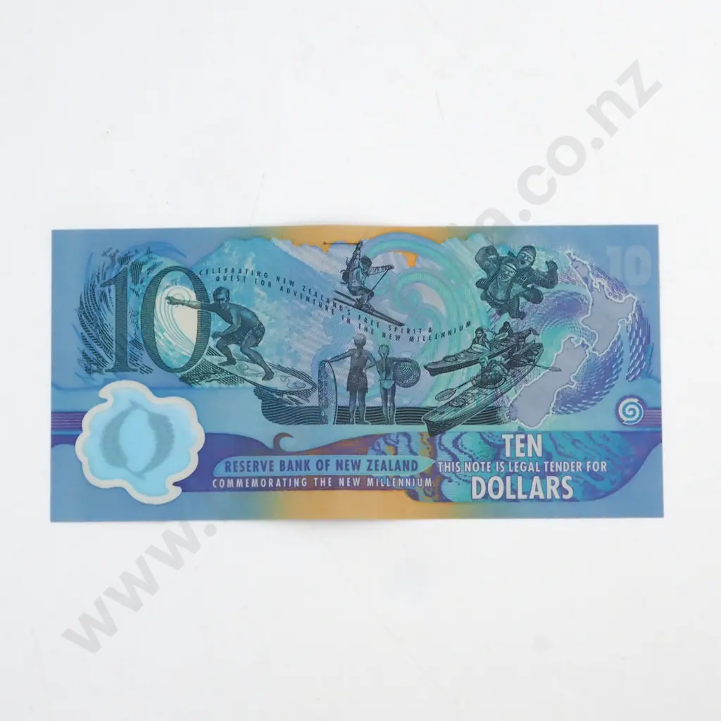 BRASH SIGNATURE TYPE VII 2000, SERIAL NZ 00824970, ALMOST UNCIRCULATED, C.V. $60 Image 1++