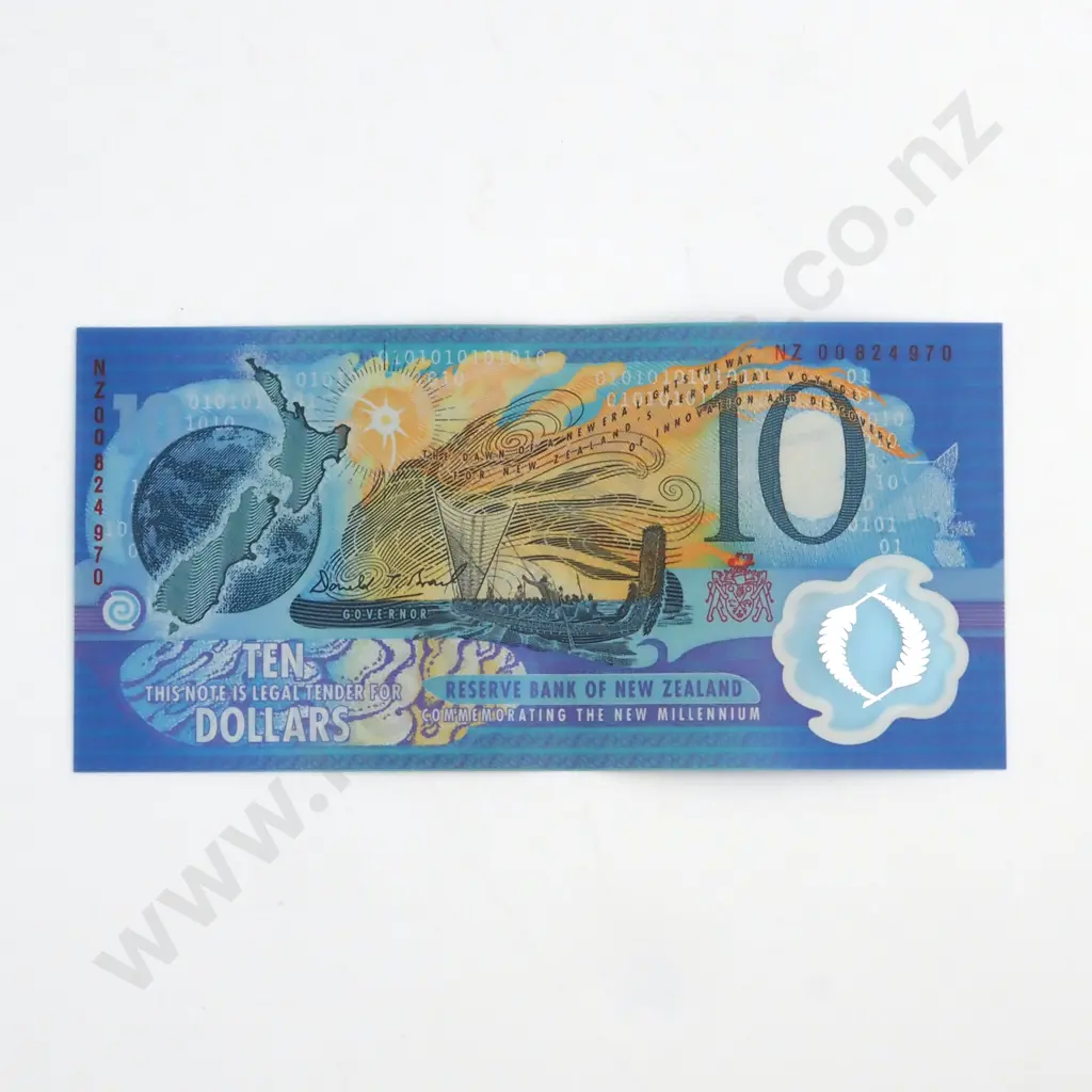 BRASH SIGNATURE TYPE VII 2000, SERIAL NZ 00824970, ALMOST UNCIRCULATED, C.V. $60 Image 1++