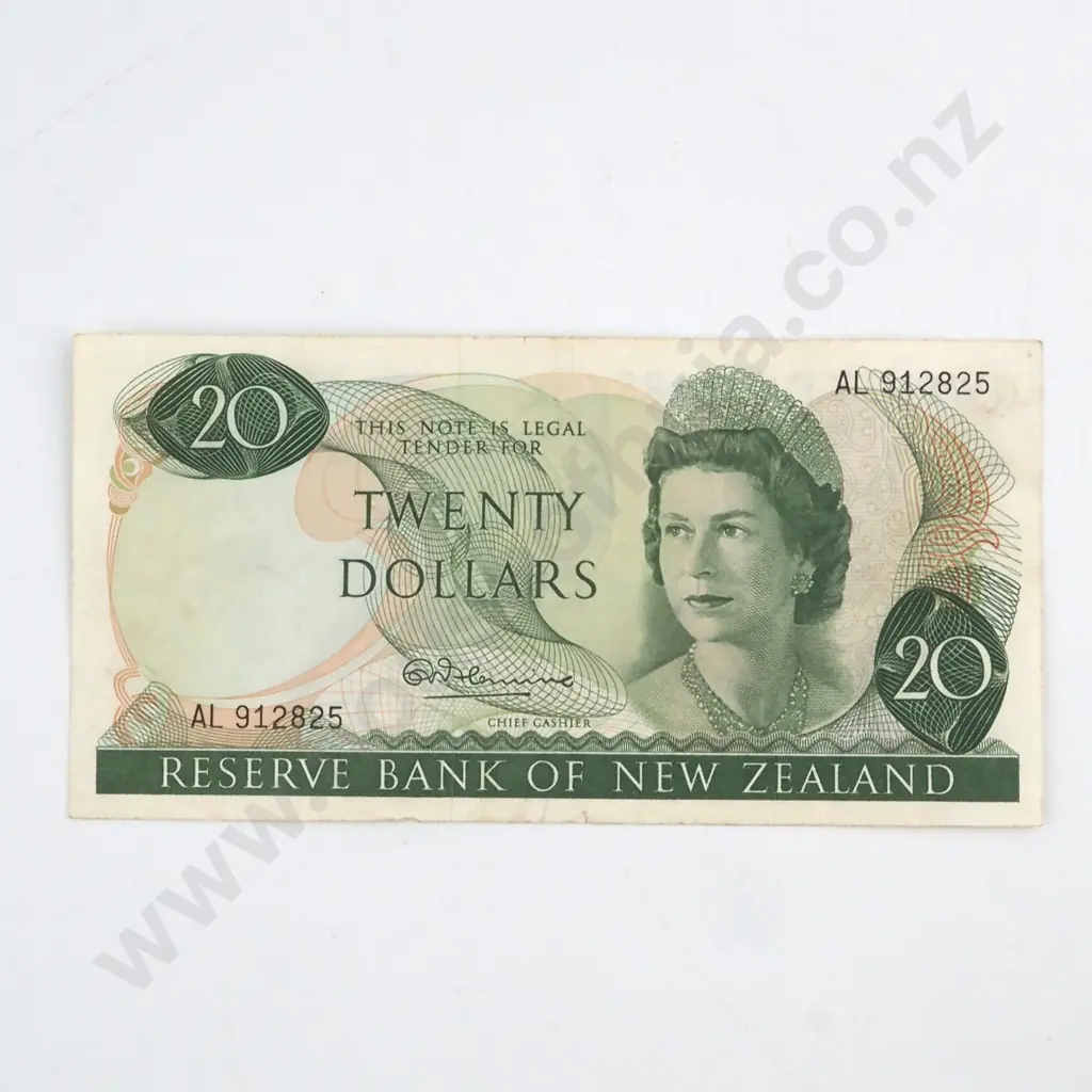 FLEMING SIGNATURE, SERIAL AL 912825 ( LAST PREFIX OF SIGNATURE ), FINE, C.V. $80 Image 1++