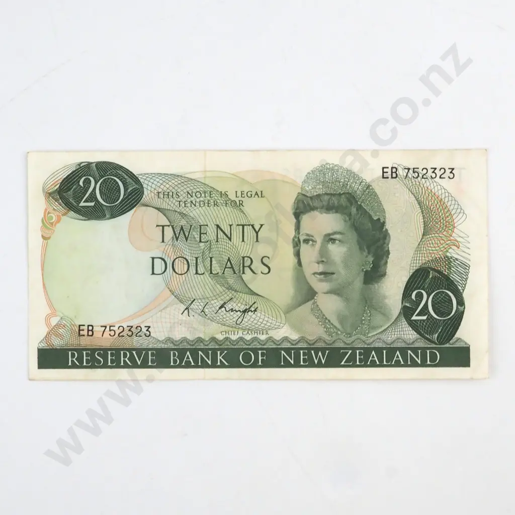 KNIGHT SIGNATURE, SERIAL EB 752323, VERY FINE, C.V. $80 Image 1++