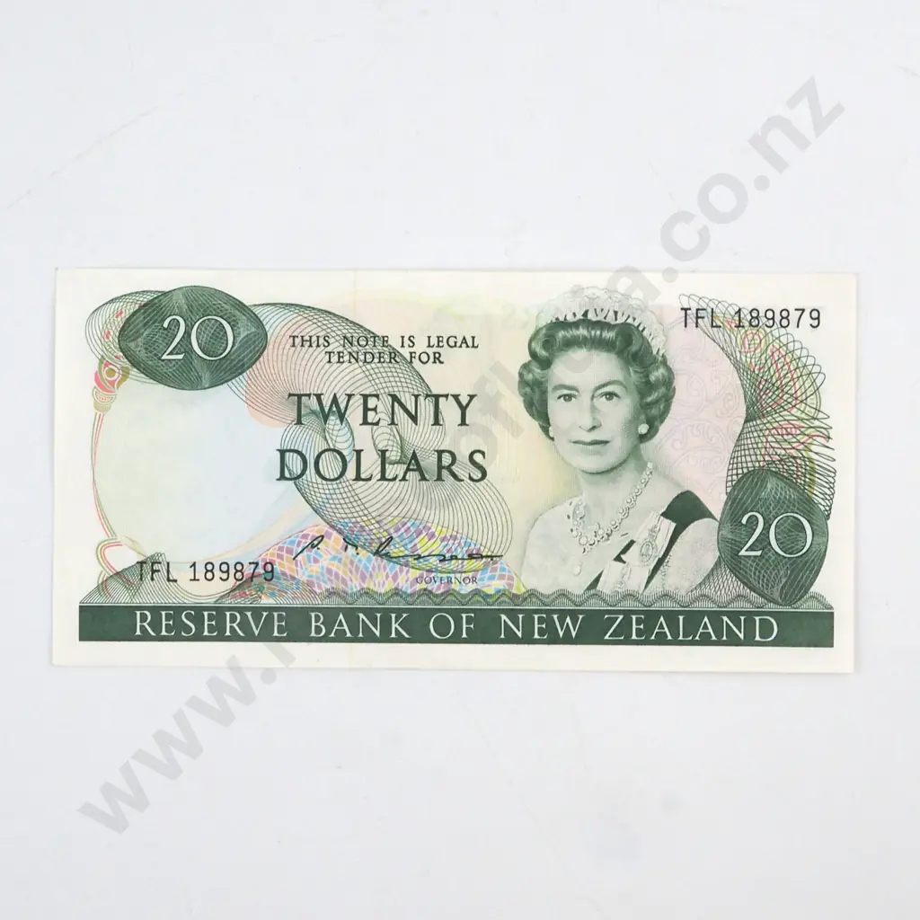 RUSSELL SIGNATURE, SERIAL TFL 189879, ALMOST UNCIRCULATED, C.V. $100 Image 1++