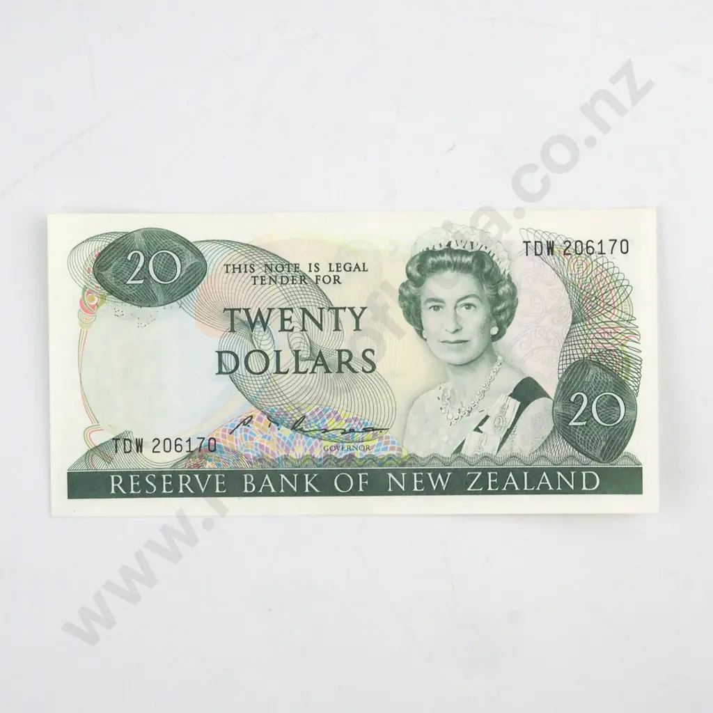 RUSSELL SIGNATURE, SERIAL TDW 206170, UNCIRCULATED, C.V. $140 Image 1++