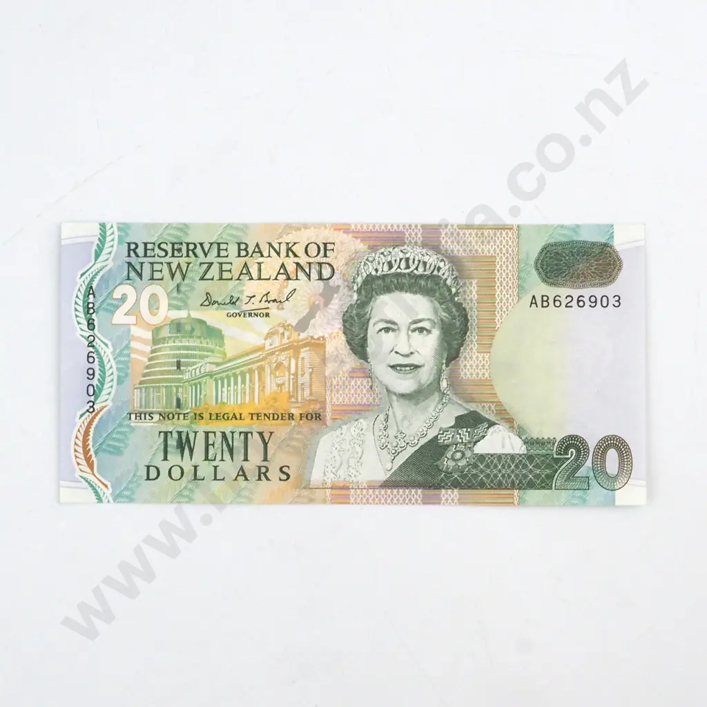 BRASH TYPE II SIGNATURE, SERIAL AB 626903, UNCIRCULATED, C.V. $65 Image 1++