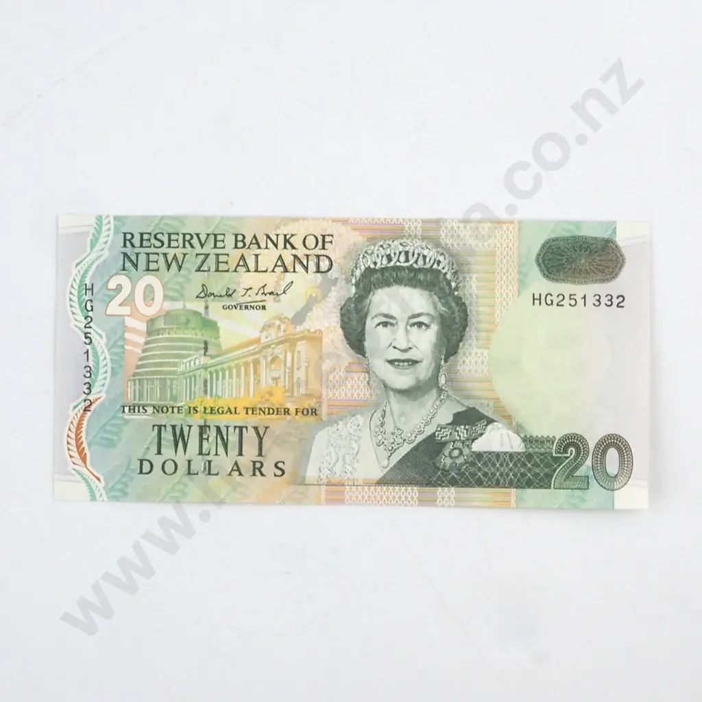 BRASH TYPE III SIGNATURE, SERIAL HG 251332, ALMOST UNCIRCULATED, C.V. $60 Image 1++