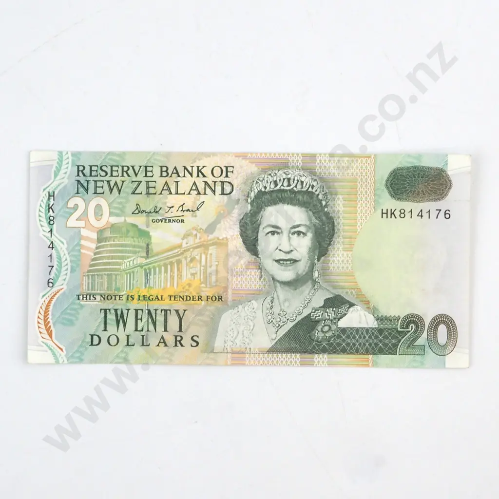 BRASH TYPE III SIGNATURE, SERIAL HK 814176  ( LAST PREFIX OF TYPE ), ALMOST UNCIRCULATED, C.V. $160 Image 1++