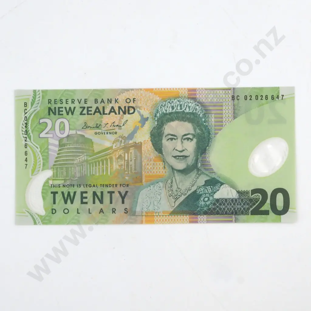 BRASH TYPE IV SIGNATURE, SERIAL BC 02026647 ( 2002 ), UNCIRCULATED, C.V. $100 Image 1++