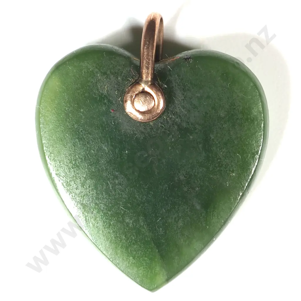 Colonial 9ct Gold Heart Pendant Image 1++