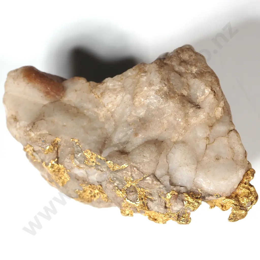 Spectacular Specimen of Gold Bearing Quartz Image 1++