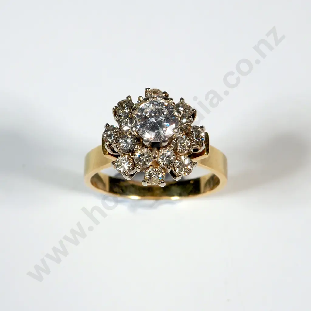 18ct Gold & Diamond Ring - Valued at $8,000.00 Image 1++
