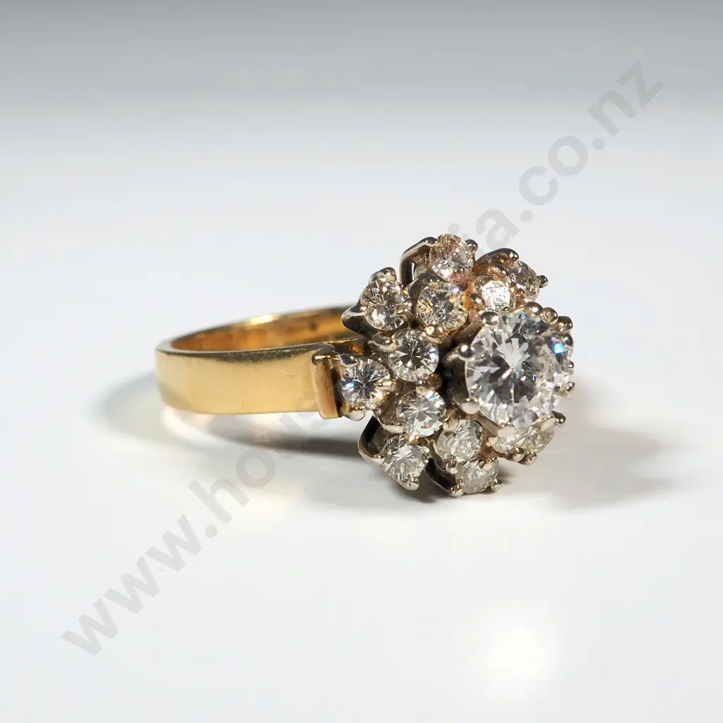 18ct Gold & Diamond Ring - Valued at $8,000.00 Image 1++