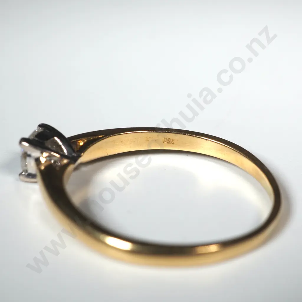 18ct Gold Diamond Solitaire Ring - Valued at $5,550.00 Image 1++