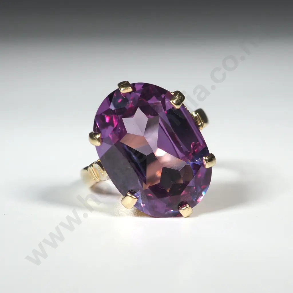 14ct Gold Alexandrite Cocktail Ring - Valued at $2,850.00 Image 1++