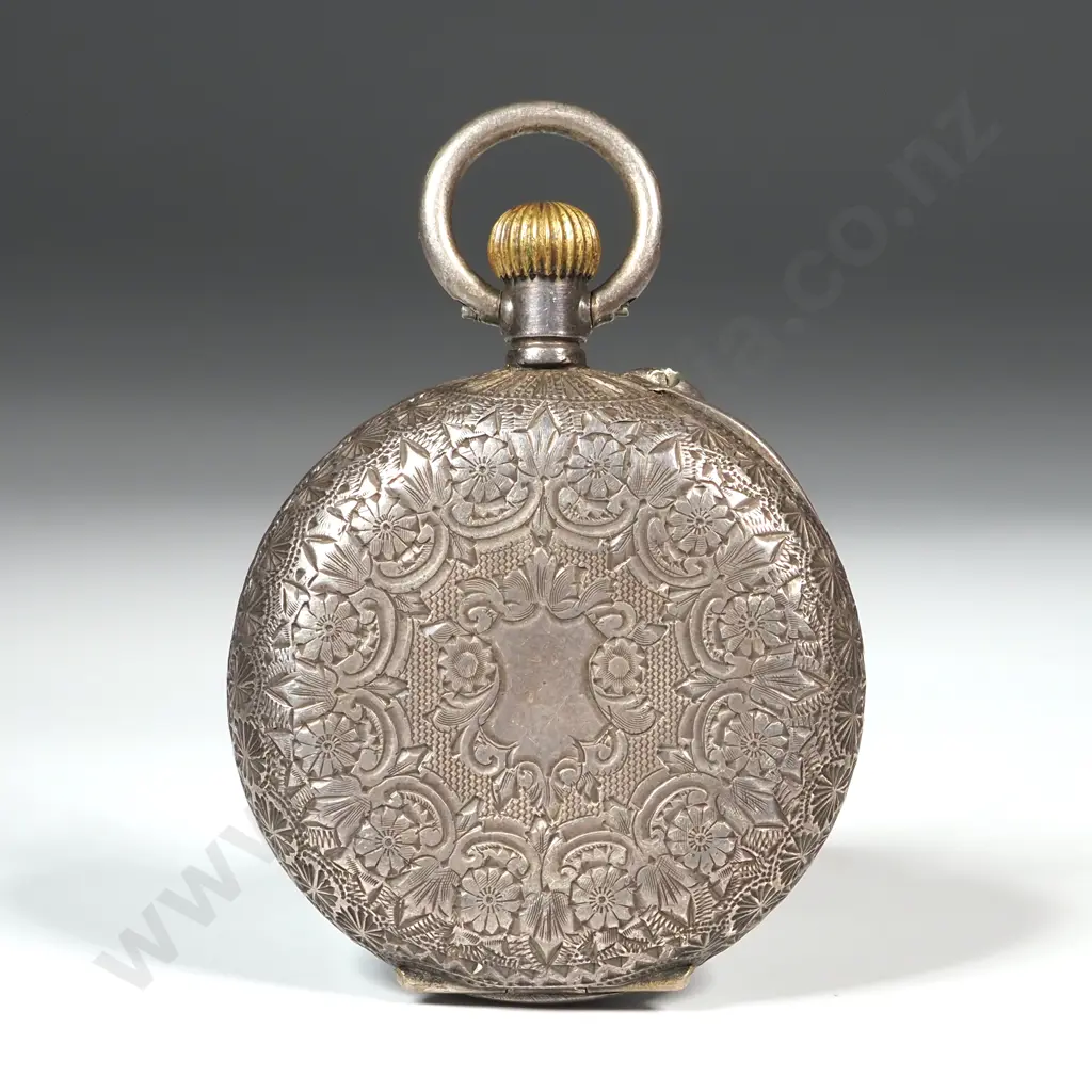 .935 Silver Pocket Watch Image 1++