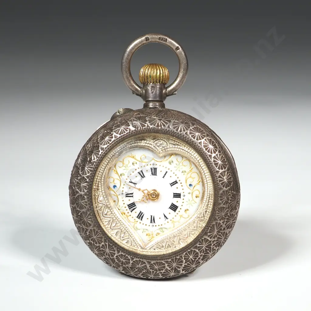 .935 Silver Pocket Watch Image 1++
