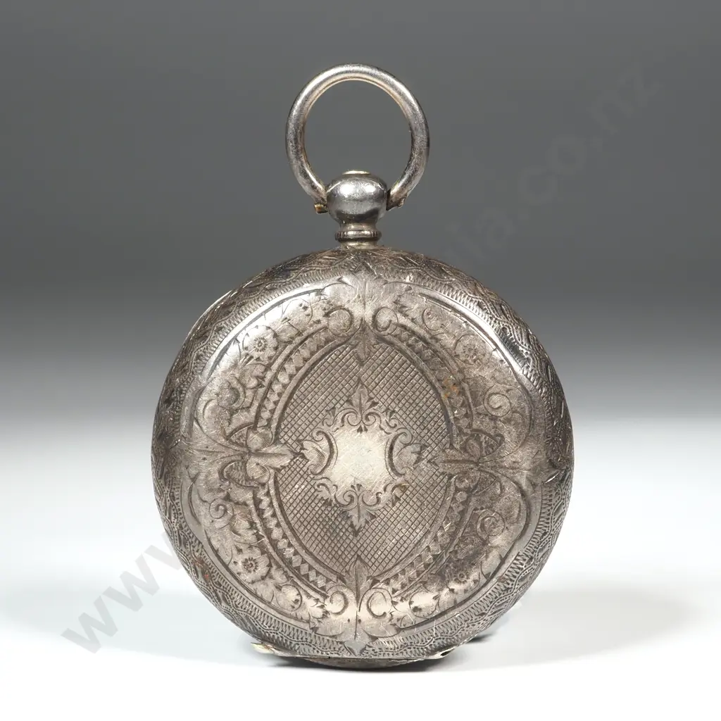 .935 Silver Pocket Watch Image 1++
