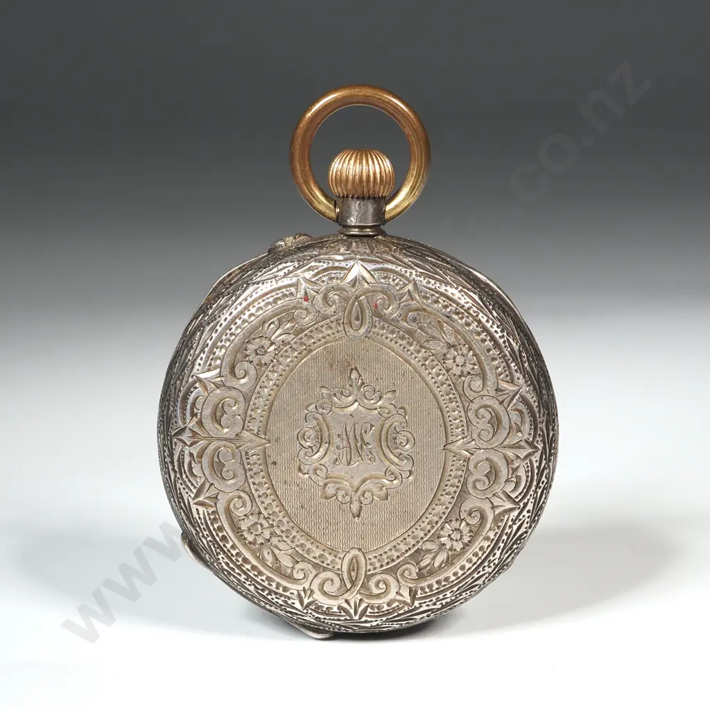 .935 Silver Pocket Watch Image 1++