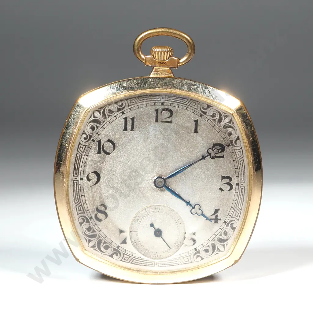 Art Deco Rolled Gold Rolex Pocket Watch Image 1++