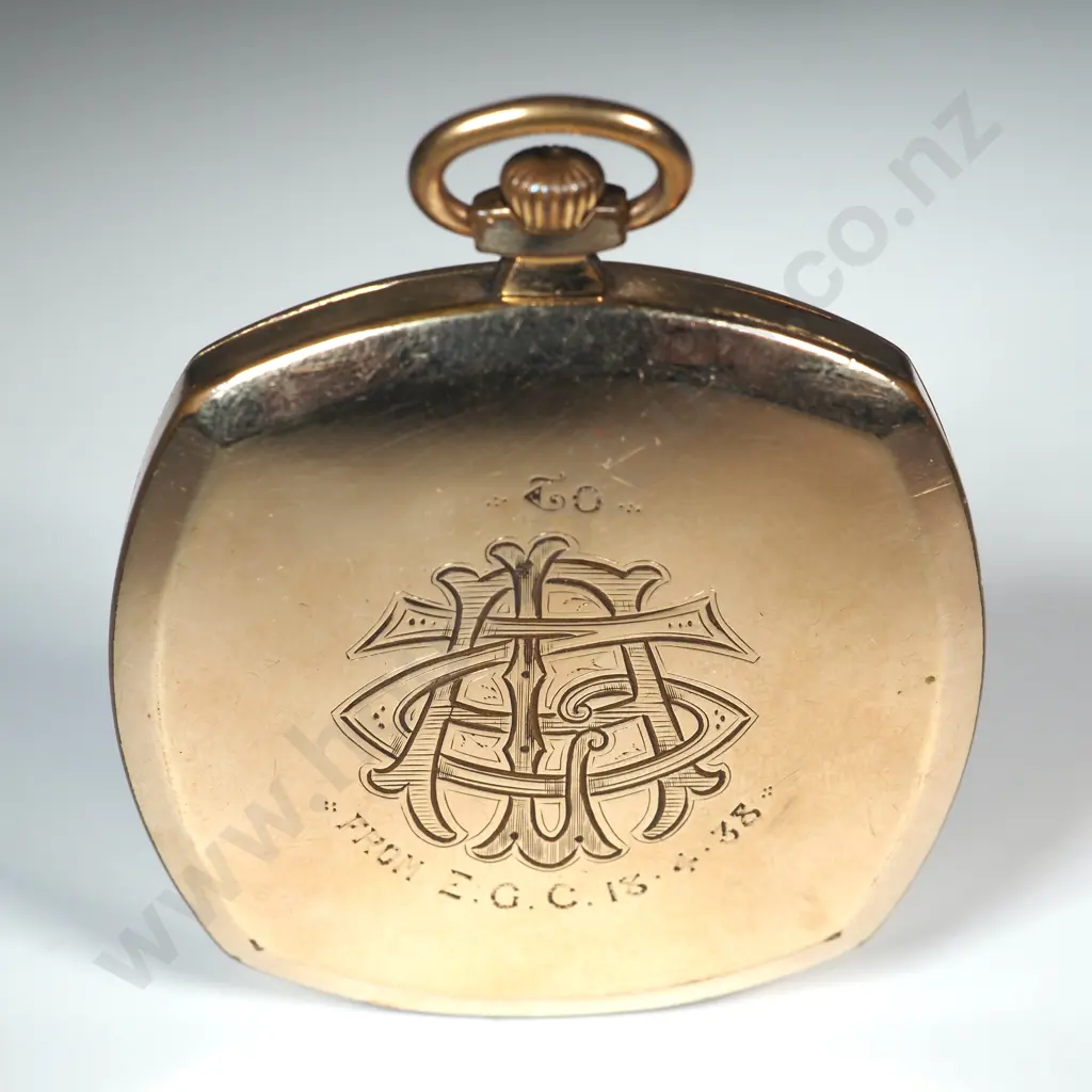 Art Deco Rolled Gold Rolex Pocket Watch Image 1++