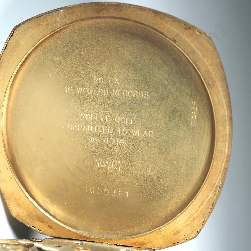 Art Deco Rolled Gold Rolex Pocket Watch Image 1++