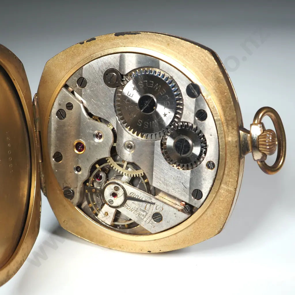 Art Deco Rolled Gold Rolex Pocket Watch Image 1++