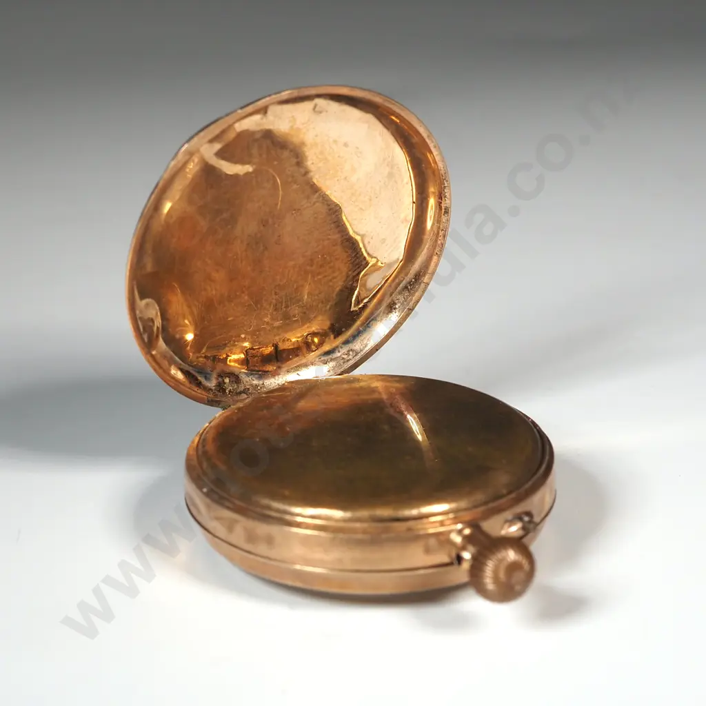 9ct Gold Pocket Watch A/F Image 1++