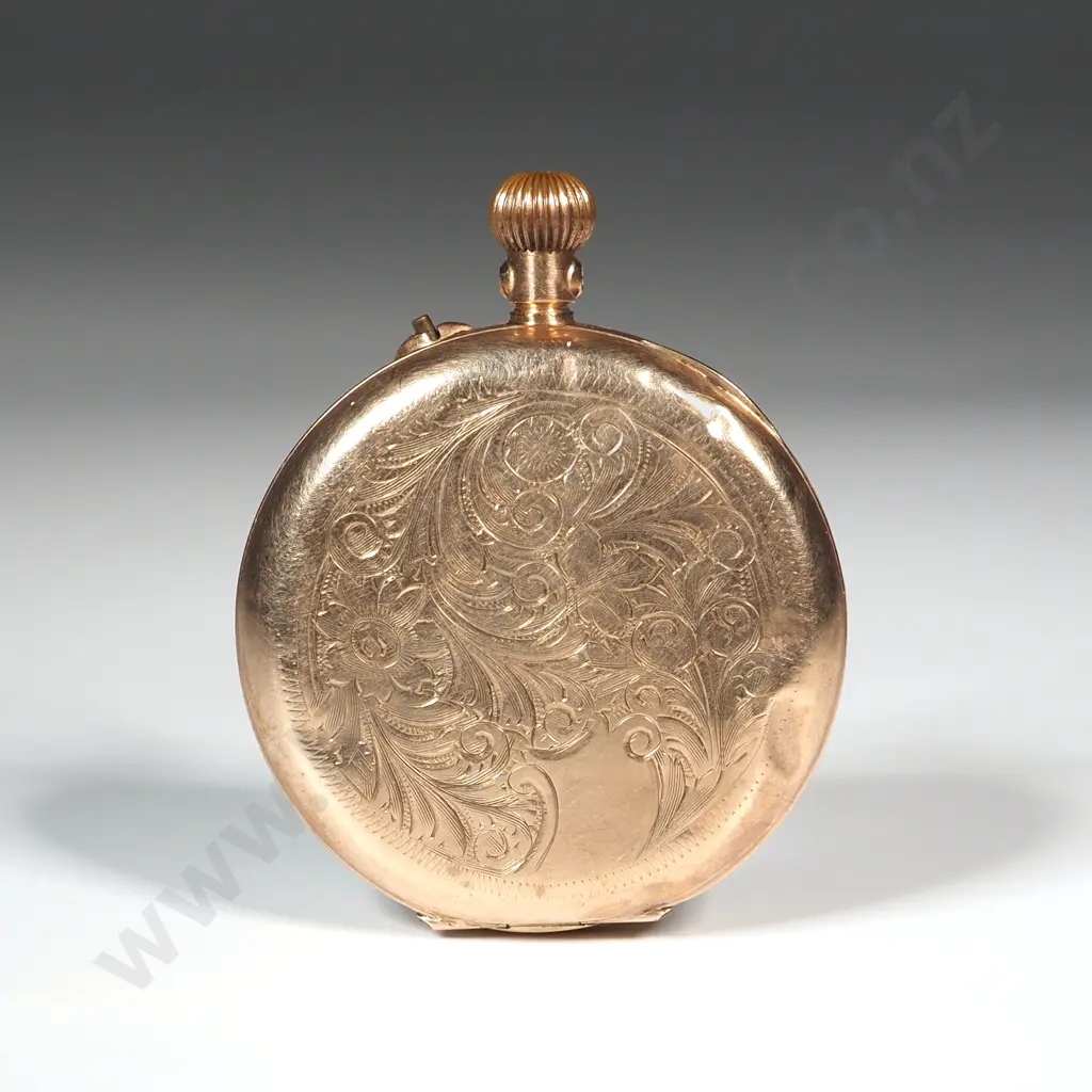 9ct Gold Pocket Watch A/F Image 1++
