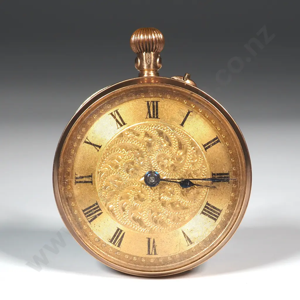 9ct Gold Pocket Watch A/F Image 1++