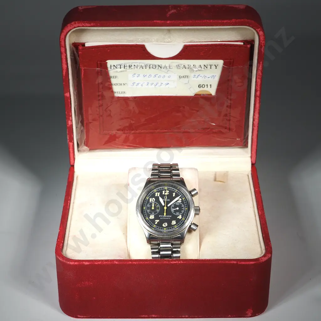 Omega Dynamic Automatic Chronograph Wrist Watch - Box Papers Image 1++
