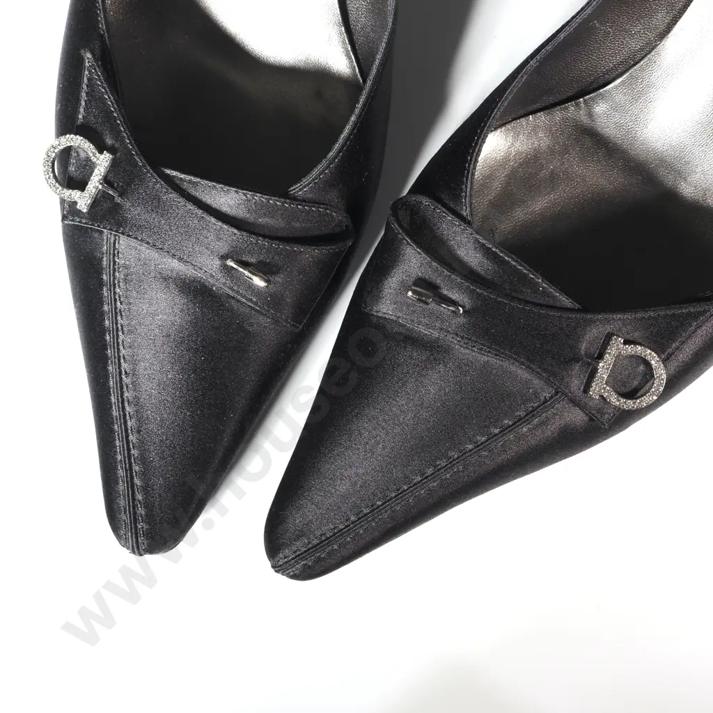 Pair of Ferragamo Stilettos - Size 10 1/2 b Image 1++