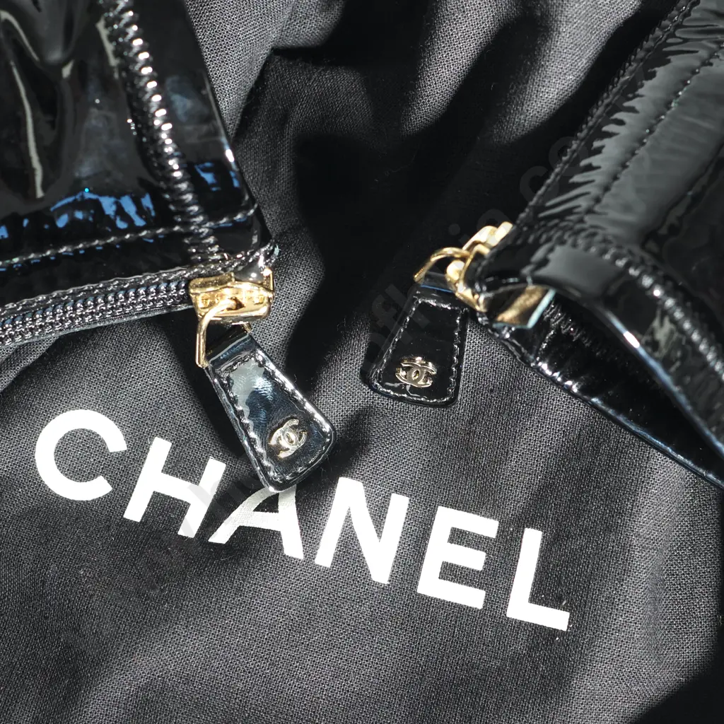 Chanel Patent Leather Booties Size 34C in Individual Chanel Dust Bags  Image 1++