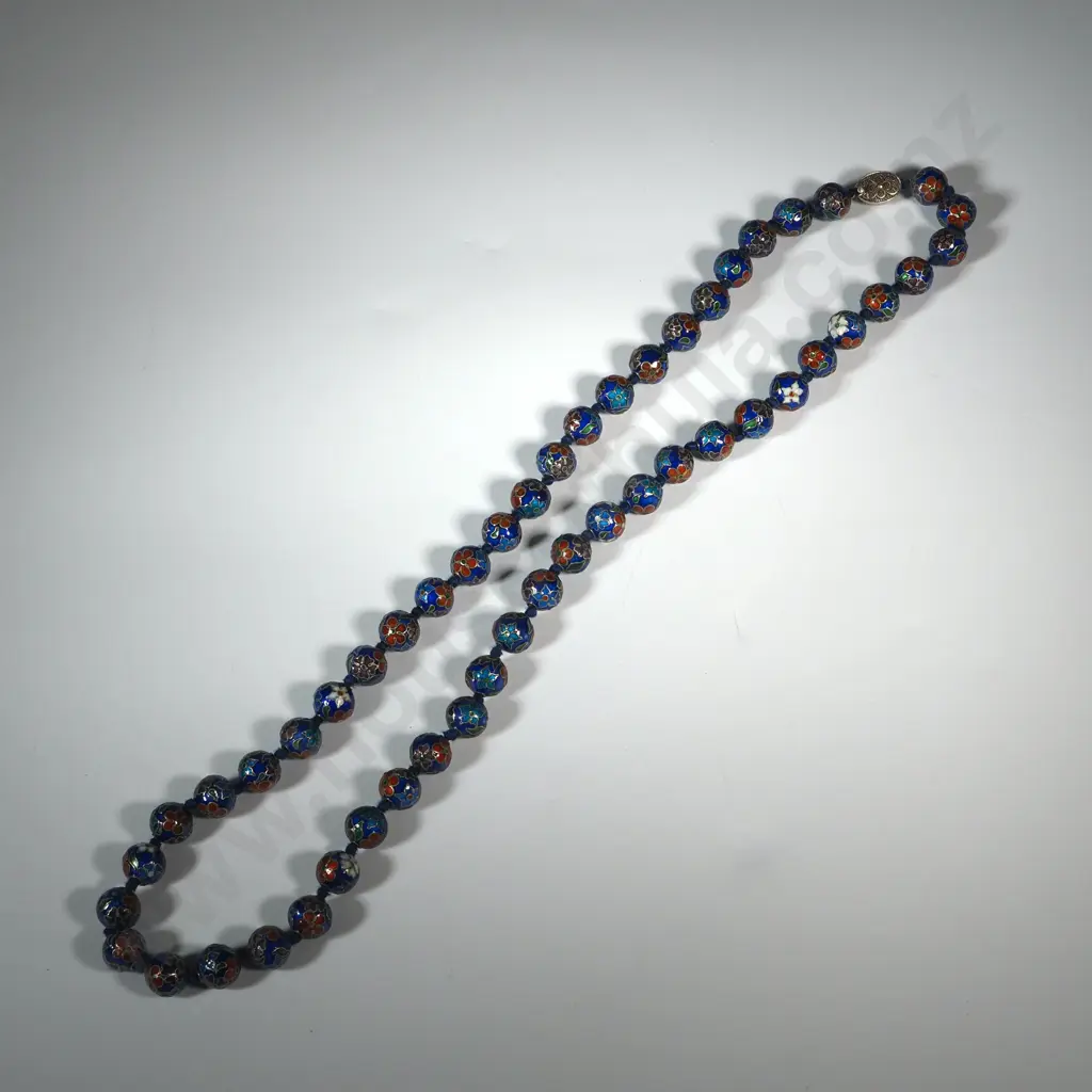 Cloisonné Bead Necklaces Image 1++