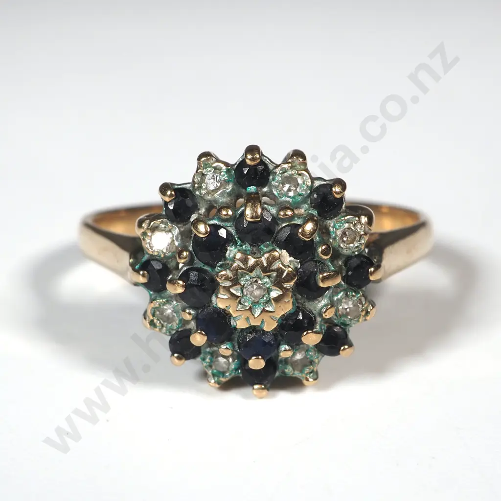 9ct Gold Gem Ring Image 1++