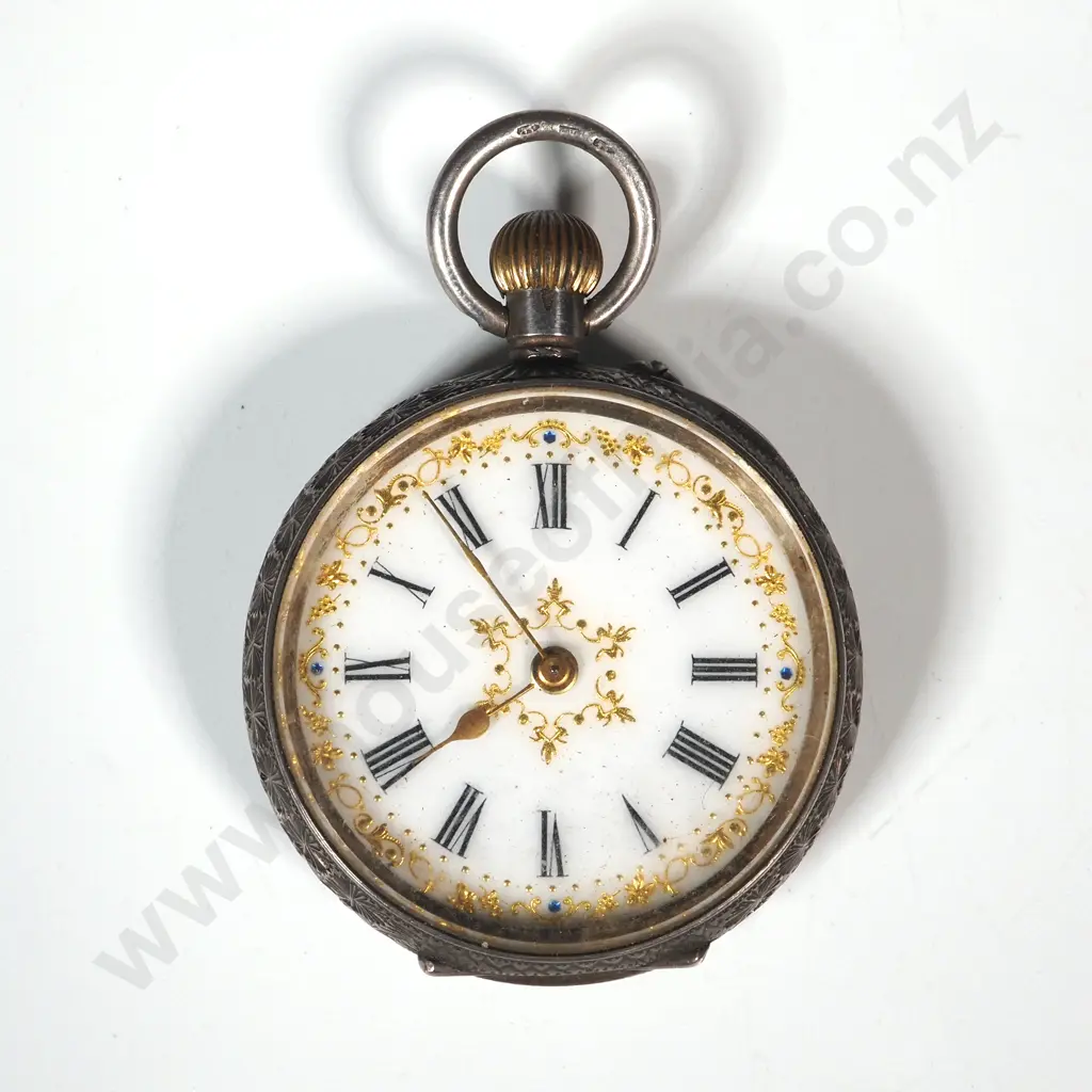 .935 Silver Pocket Watch Image 1++