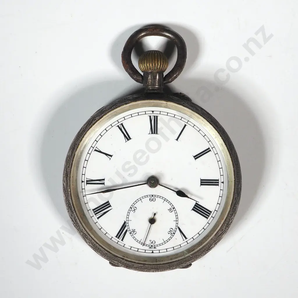 Sterling SIlver Pocket Watch Image 1++
