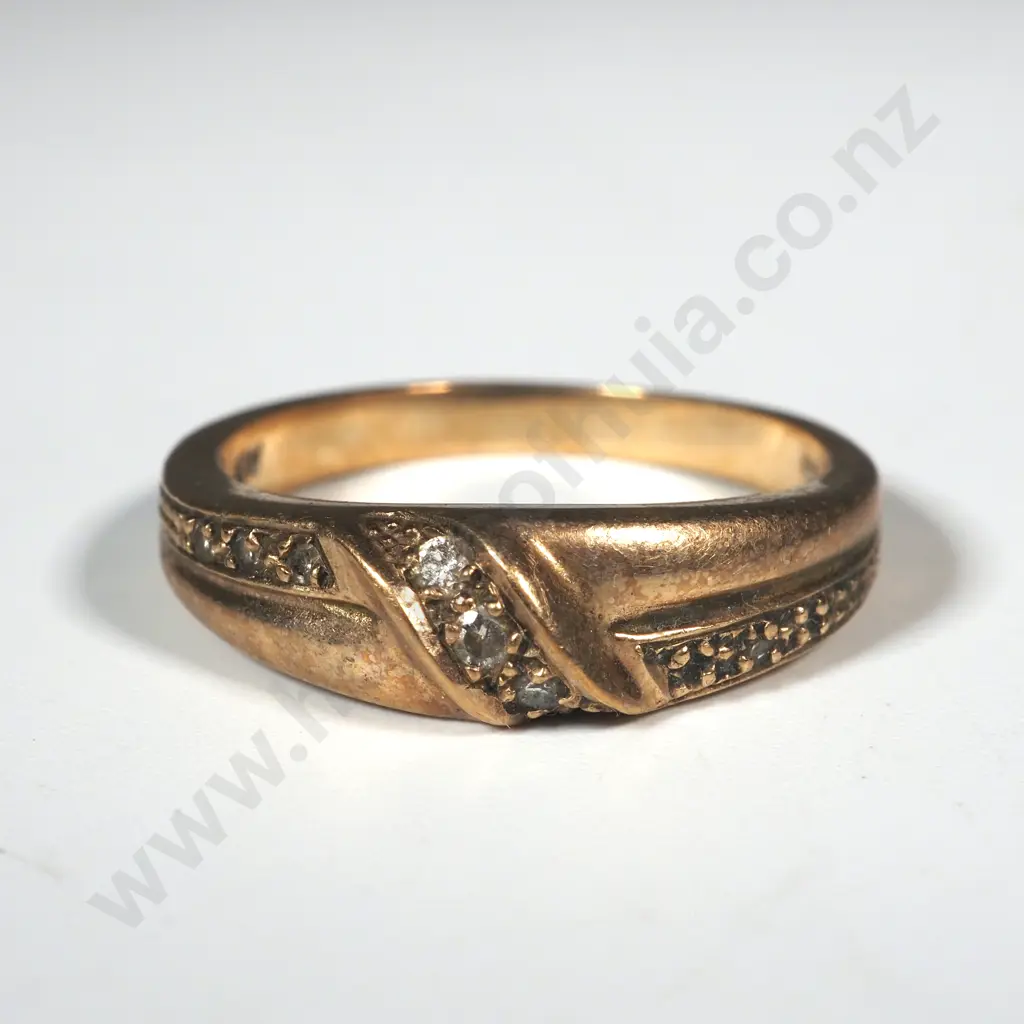 9c Gold Gem Ring Image 1++