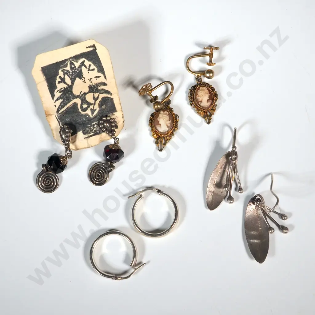 Assorted Costume Earrings - One Silver Image 1++