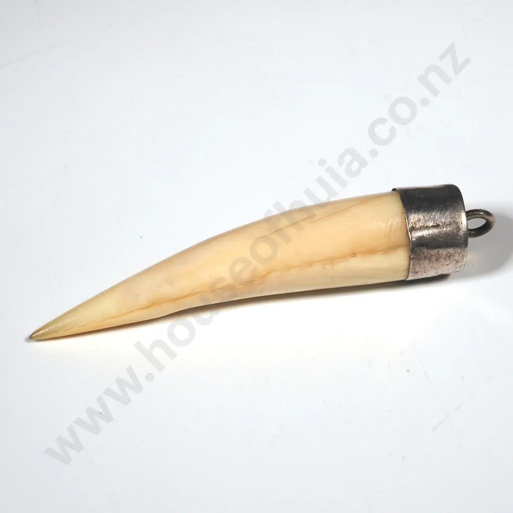 Sterling Silver Bone Pendant Necklace Image 1++