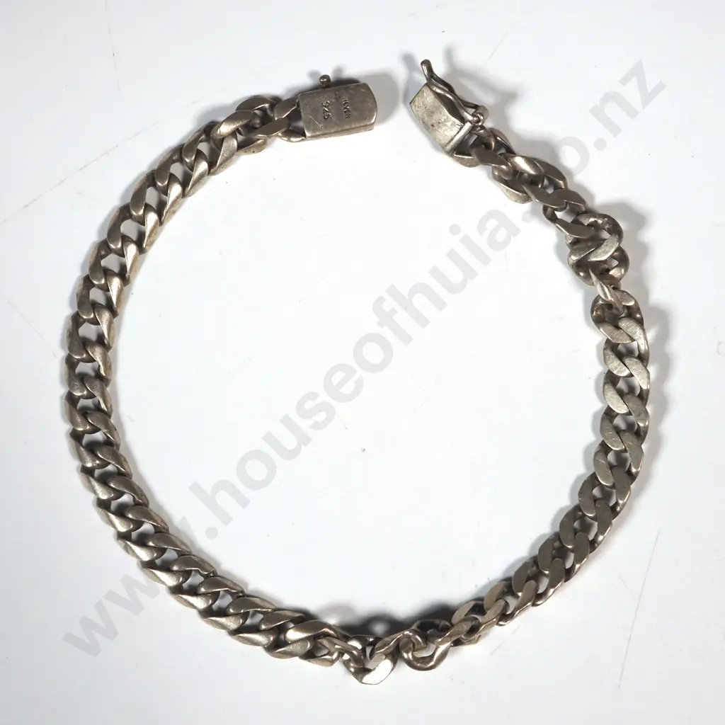 Sterling Silver Curb Link Bracelet Image 1++