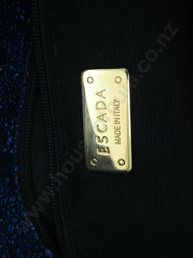 Escada Faux Snake Skin Handbag Image 1++