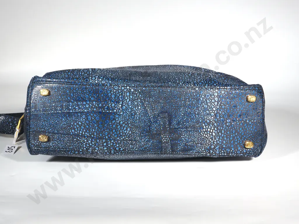 Escada Faux Snake Skin Handbag Image 1++
