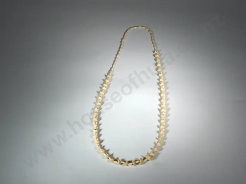 Vintage Long Ivory Necklace Image 1++