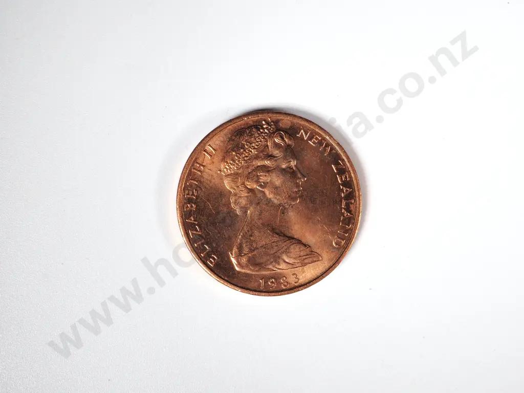 500 X NEW ZEALAND 1967-1988 UNC TWO CENTS COINS Image 1++