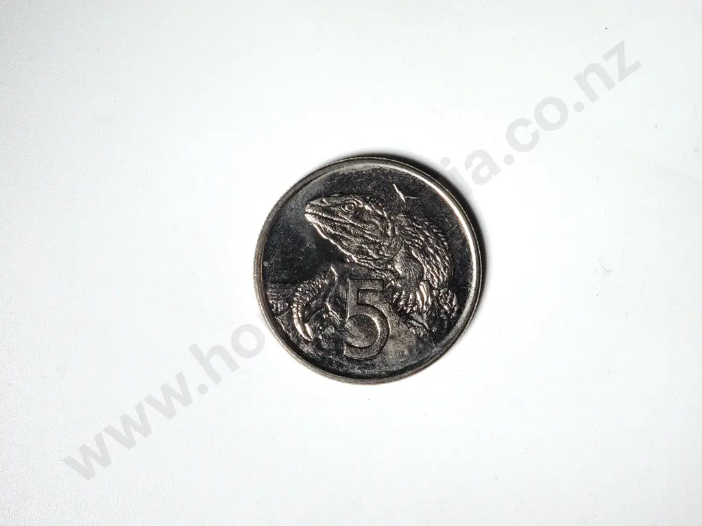 780 X NEW ZEALAND 1981 UNC 5 CENTS COINS Image 1++