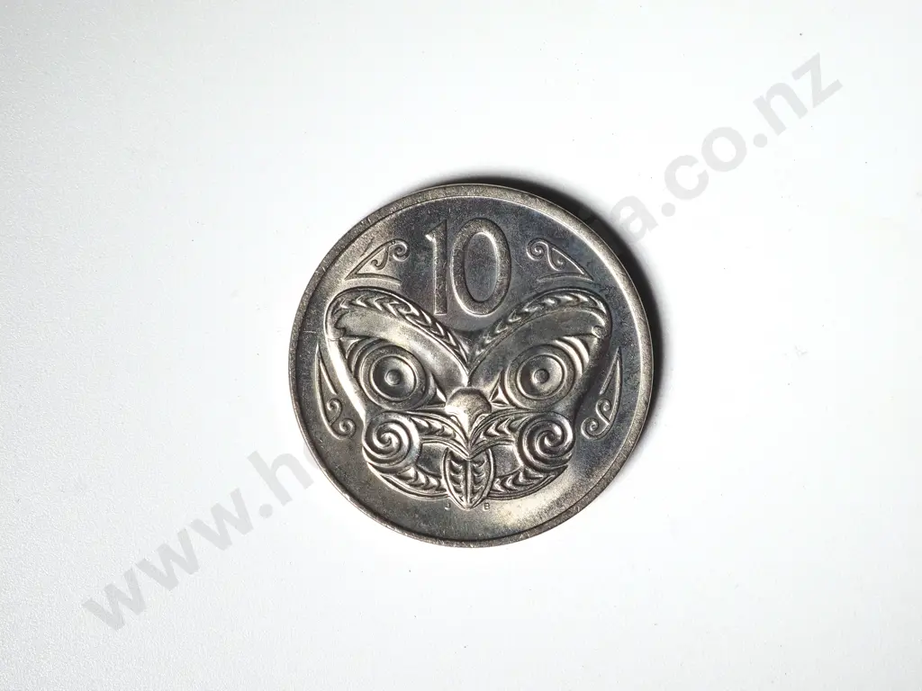 45 X NEW ZEALAND 1974 UNC TEN CENTS COINS Image 1++