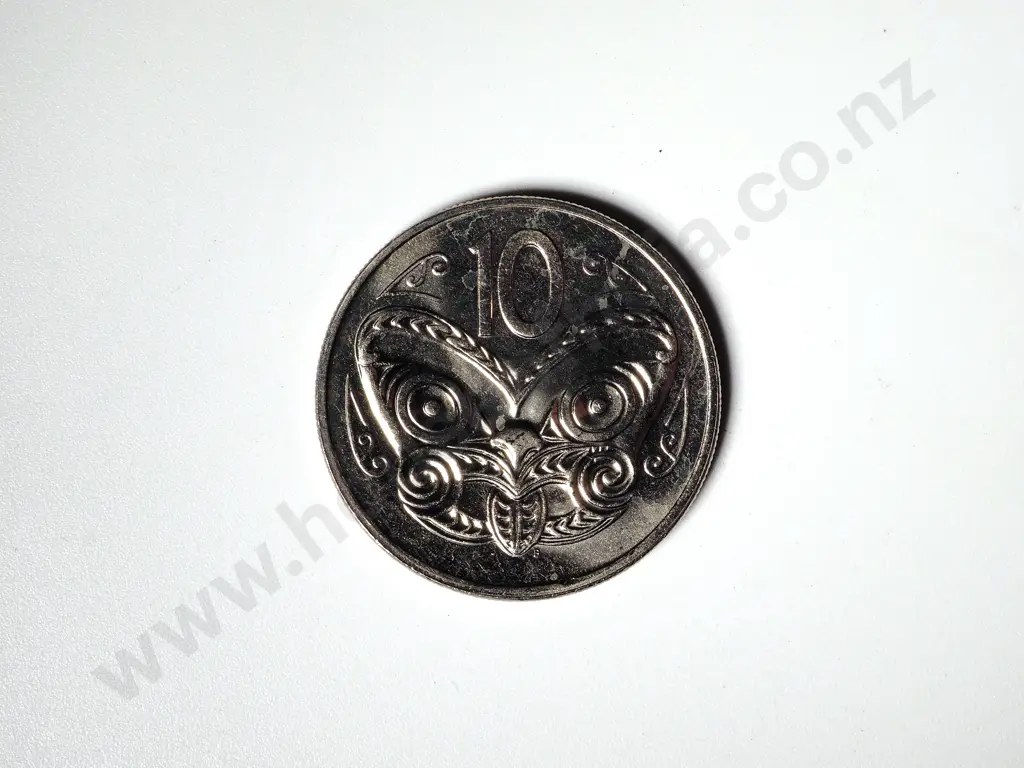 370 X NEW ZEALAND 1980 UNC TEN CENTS COINS Image 1++